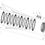 VOGE DS625X BALANSÖR DİŞLİLERİ SET